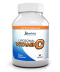 Absolute Nutrition Liposomal Vitamin C 1000mg - High Potency Immune Support, Bioavailable Ascorbic Acid, Skin Care Supplement - Pure, Best Rated Vitamin C Capsules for Kids and Adults - 60ct