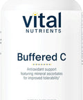 Vital Nutrients Buffered Vitamin C 500mg | Vegan Gentle Vitamin C for Sensitive Individuals | Immune Support Supplement | Gluten Dairy and Soy | Non-GMO | 220 Capsules