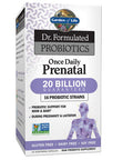 Garden of Life Dr. Formulated Probiotics Once Daily Prenatal - Acidophilus And Bifidobacteria Probiotic Support For Mom And Baby - Gluten Free Dairy Free And Soy Free - 30 Vegetarian Capsules.