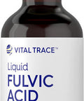 Carlyle Fulvic Acid Drops 4 fl oz | Liquid Trace Minerals | Ionic Supplement | Vegetarian Non-GMO & Gluten | by Vital Trace