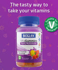 Bioglan Vitagummies | Family Multivitamin Supplement | Vegetarian Friendly | 3 Delicious Flavours | 60 Chewy Gummies