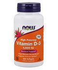 Now Foods Vitamin D-3 1,000 IU 360 Softgels