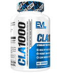Evlution EVL CLA 1000, Conjugated Linoleic , Weight Loss Supplement, Metabolism Support, Stimulant-Free (180 Servings)