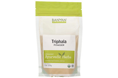 Banyan Botanicals Triphala Powder Organic Formula Of Amla, Haritaki & Bibhitaki For Daily Detoxifying, Cleansing & Rejuvenation* Maintains Regularity* Lb. Non-Gmo Sustainably Sourced