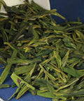 Fullchea - Longjing Tea - Dragonwell Tea - Chinese Green Tea Loose Leaf - Toasty Bean Aromatic - Lung Ching Dragon Well (8.8oz / 250g)