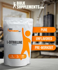 Bulksupplements.Com L-Citrulline Powder - Citrulline Supplement, Citrulline Powder - L-Citrulline 3000Mg, Unflavored & Gluten Free - 3G Per Servings, 1Kg (2.2 Lbs) (Pack Of 1)