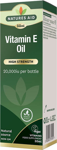 Natures Aid 50ml Vitamin E Oil