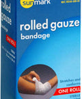 Sunmark Rolled Gauze Bandage 3 Inches X 2.5 Yards 1 each By Sunmark