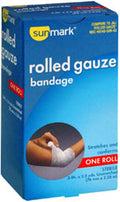 Sunmark Rolled Gauze Bandage 3 Inches X 2.5 Yards 1 each By Sunmark