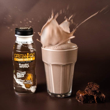 Grenade Carb Killa High Protein Shake Fudge Brownie, 8 x 330 ml