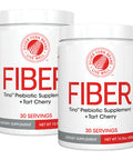 Silver Fern Tino High Fiber Supplement Powder - Non-Gmo, Pre-Biotic, Water Soluble, Digestive Friendly, Powdered Mix - Add To Water, Juice, Shakes, Cereal & More (2 Canisters - 15.9 Oz. Ea.)