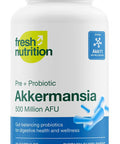 Fresh Nutrition Akkermansia Muciniphila Probiotic 500M Afu For Glp-1 Production Pre Probiotic Supplement 30 Capsules