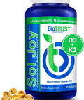 Biotrust Sol Joy High-Potency Vitamin D3 K2 High Potency (50 Mcg)