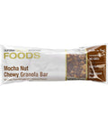 California Gold Nutrition Foods - Mocha Nut Chewy Granola Bars, 12 Bars, 1.4 Oz (40 G) Each