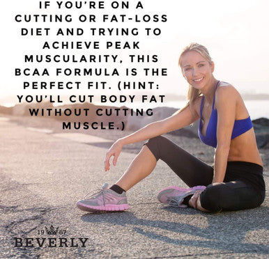 Beverly International Muscularity Specialty BCAA Formula 180 Capsules. Branched Chain Amino Acids + Chromium Picolinate B6-B12. Improves Energy Metabolism Muscle Recovery Muscle Guard.
