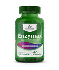 Herbevia Enzymax Digestive Enzymes with BioPerine Probiotics Prebiotics & Lactase Non-GMO Sugar-Free Gut Health Supplement for Men & Women Halal Certified 60 Capsules