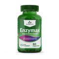 Herbevia Enzymax Digestive Enzymes with BioPerine Probiotics Prebiotics & Lactase Non-GMO Sugar-Free Gut Health Supplement for Men & Women Halal Certified 60 Capsules
