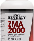 Beverly International Zma 2000 90 Capsules Bi'S Formulation Is Designed To Improve Muscle Strength Endurance Immune System Support And Recovery Post Training Zinc Magnesium Aspartate + Vitamin B6