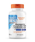 Doctor's Best Glucosamine Chondroitin MSM + Hyaluronic Acid 150 Capsules