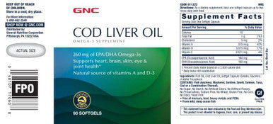 Gnc Cod Liver Oil
