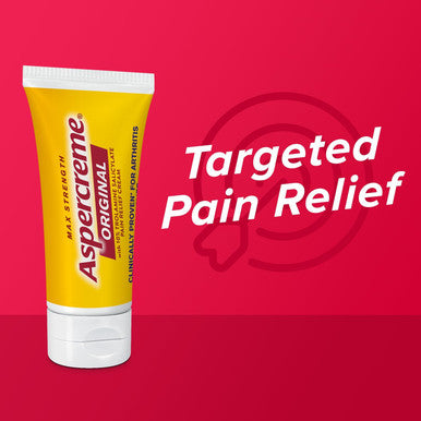 Aspercreme Original Pain Relief Cream for Arthritis Joint & Muscle Pain Non-Greasy Topical Analgesic with Moisturizing Aloe & Max-Strength 10% Trolamine Salicylate 3 oz