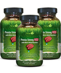 Irwin Naturals Prosta-Strong RED with Nitric Oxide Boosters - Prostate Health Support - Saw Palmetto Lycopene Pumpkin Seed & More - 80 Liquid Softgels (Pack of 3)