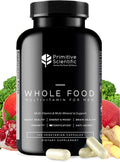 Whole Food Multivitamin For Men (120 Vegetarian Capsules) For Strength, Energy, Immune Support, Anti-Aging And More Natural & Sugar-Multivitamin For Men