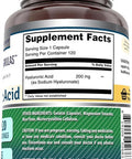 Amazing Nutrition Formulas Hyaluronic Acid Supplement | 200 Mg Per Serving | 120 Capsules | Non-GMO | Gluten | Made in USA | Pack of 2