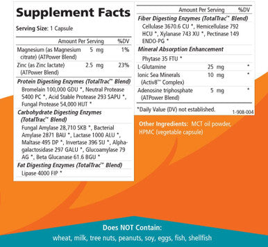 Real-ZymesÃƒâ€šÃ¢â€žÂ¢ Vegan Digestive Enzymes Supplement with Probiotics for Better Digestion - Natural Support for Relief of Bloating, Gas, Belching, Diarrhea, Constipation, IBS, etc. - 90 Caps