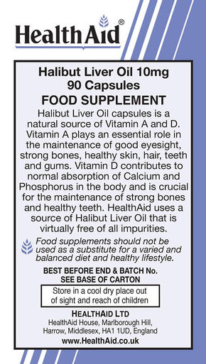 Halibut Liver Oil - 90 Capsules