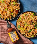 Simply Asia Hot Sauce, Black Garlic, Sweet and Savory Heat Made with Red Pepper and Black Garlic for Noodles, Rice, Stir-Fry, Wings, Yakitori, Chicken, Beef, Veggies, and More, 8 fl oz