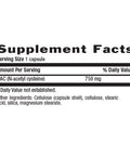 Country Life - Nac (N-Acetyl Cysteine) 750 Mg - 60 Vegetarian Capsules