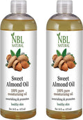 Nbl Natural NBL Natural Sweet Almond Oil for Skin/Hair and Body Massage 473 ml 2-Pieces