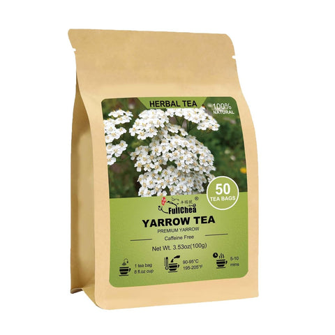 FullChea - White Mulberry Leaf Tea, 40 Teabags Ã¢â‚¬â€œ 100% Pure Dried Mulberry Tea Ã¢â‚¬â€œ Slightly Sweet & Refreshing - Non-GMO - Caffeine-Free - Support Wellness & Improve Digestion