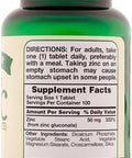 Nature's Truth Zinc 50 mg Chelated Supplements, 100 Count (Pack of 3)