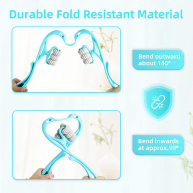 Neck Massage Roller, Neck Massager, Neck And Shoulder Hand Massager With 6 Ball Massage Points, Neck Pain Relief Massager For Deep Tissues Of Neck, Back, Shoulders, Waist And Legs.