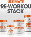 Genius L Arginine Powder Fermented LArginine Nitric Oxide Supplement Natural Muscle Builder NO Booster for Healthy Blood Pressure Protein Synthesis and Strength Building Lemon 30 Sv