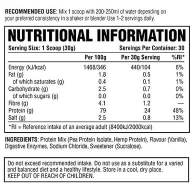 Per4m Vegan Protein 900g Vanilla