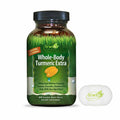 Irwin Naturals Whole-Body Turmeric Extra 60 Liquid Softgels Bundle With A Pill Case