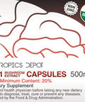 Red Reishi Mushroom Capsules 81 Whole Fruiting Body Extract 500mg 180 Count Ganoderma lucidum