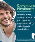 BESTVITE Chromium Picolinate 1000mcg (240 Vegetarian Capsules) - No Stearates - No Dicalcium Phosphate - Vegan - Gluten Free - Non-GMO