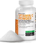 Non Acidic Vitamin C Powder Sodium Ascorbate Non Gmo Soluble Fine Crystals - Healthy Immune System, Antioxidant And Cell Protection - 1 Pound (16 Oz, 454 Grams)