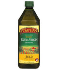 Pompeian Bold Spanish Extra Virgin Olive Oil - 16 fl oz - First Cold Pressed Olive Oil for Cooking - Bold Taste for Dipping and Drizzling