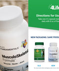 4Life Musculoskeletal Formula - Devil s Claw Turmeric Gotu Kola & Alfalfa for Bone Joint Muscle & Connective Tissue Health - Supports Muscle Repair & Immune Function - 60 Veggie Capsules