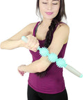 Coolife Fascia Muscle Roller - Cellulite Massager - Fascia Roller For Cellulite And Sore Muscles - Neck, Leg, Back, Body Roller Deep Tissue Massage Stick Tools - 3 Balls Size Version.