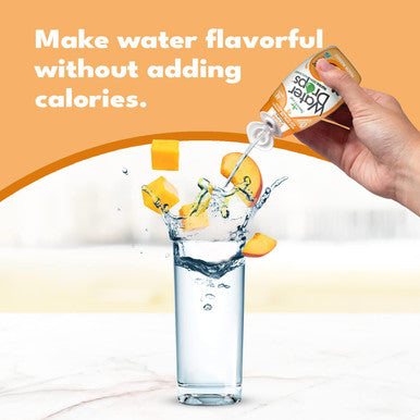 Sweetleaf Water Drops Peach Mango Sugar- Water Enhancer Drops Stevia & Monk Fruit Sweetener Water Flavoring 1.62 Oz (Pack of 6)