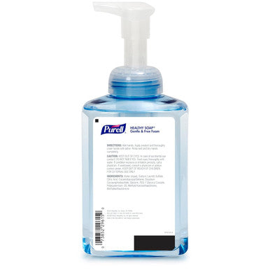 Purell Brand Healthy Soap Gentle & Foam, Fragrance-, 17.4 Fl Oz Hand Soap Table Top Pump Bottle (Pack Of 4) - 5016-04