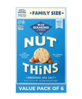 Blue Diamond Almonds Nut-Thins Hint of Sea Salt, 4.25 oz, Pack of 6