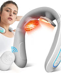 Inshuey Neck Massager For Pain Relief With Heat Portable Electric Pulse Deep Tissue Trigger Point Cervical Massager For Women Men Gifts Fsa Or Hsa Eligible