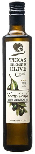 Texas Hill Country Olive Co Miller's Blend Extra Virgin Olive Oil - Cold Pressed EVOO Gourmet Olive Oil - Rich & Robust - Perfect for Dressing & Dipping - Award Winning & Made in Texas (16.9 oz)